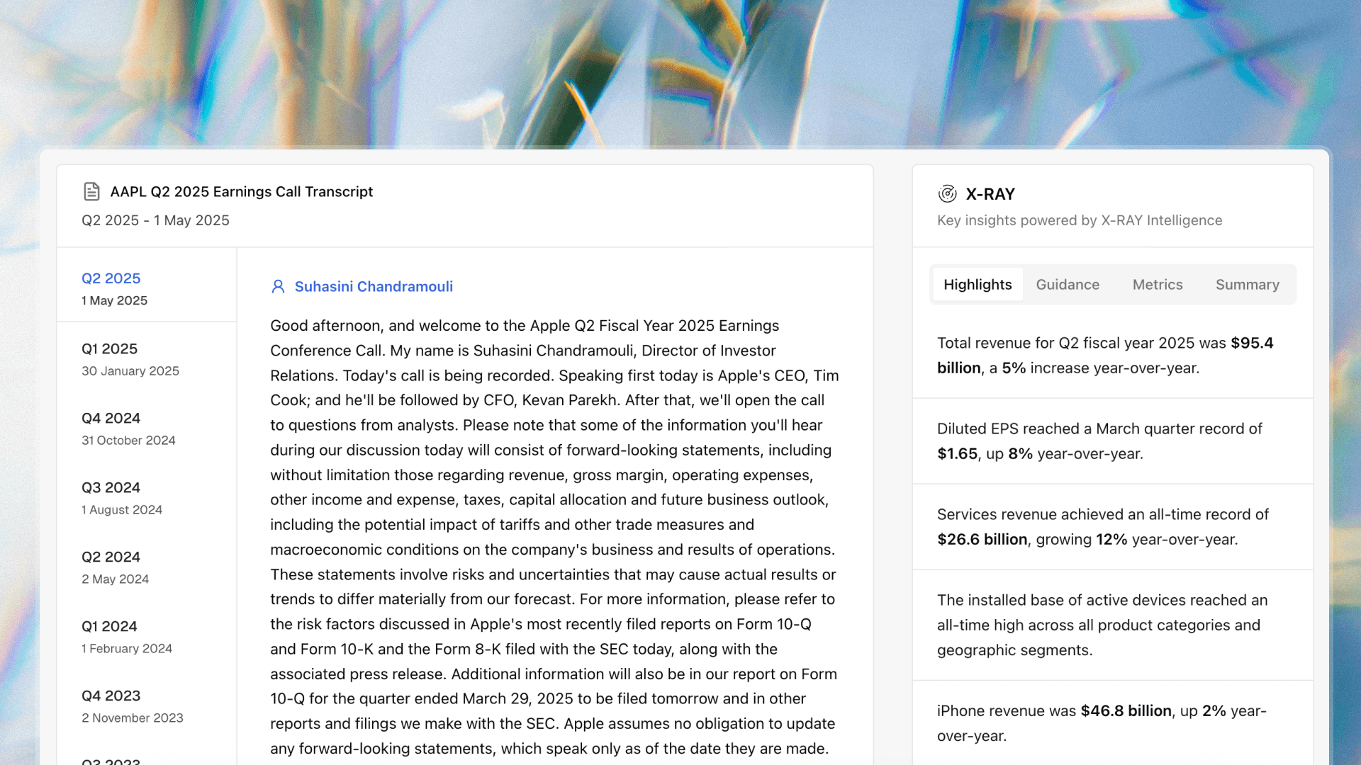 Amsflow Management Guidance Integrity & Transcripts
